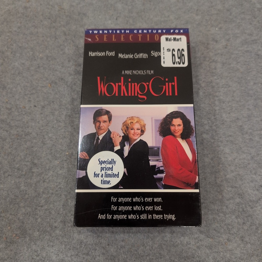 Working Girl VHS 1988 Harrison Ford Melanie Griffith Factory Sealed New - Picture 1 of 3